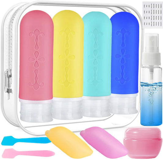 Travel Size Toiletries Containers Kit -TSA Approved